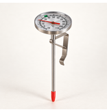 Hobby Kaas Analoge kaasthermometer met 15 cm sonde en panclip – zonder batterijen