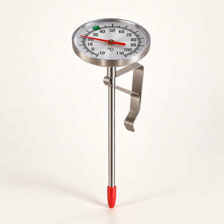Hobby Kaas Analoge kaasthermometer met 15 cm sonde en panclip – zonder batterijen