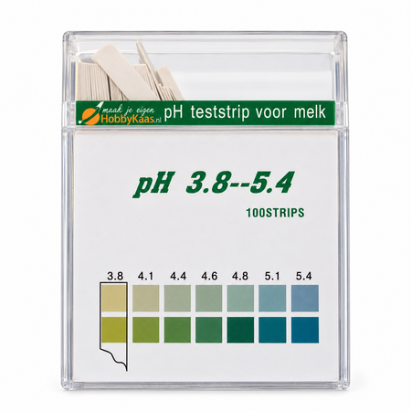 Hobby Kaas pH-strips 3,8–5,4 voor yoghurt, zuursel & kefir