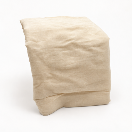 Eigen merk Grote kaasdoek van ongebleekt katoen | Gezoomd en herbruikbaar | Maat L, ca. 85 × 85 cm