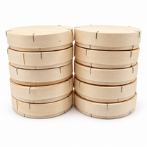 Houten Camembert doosjes met deksel – 10 stuks