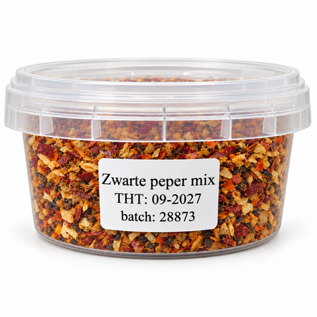 Hobby Kaas Zwarte-pepermix – kaaskruiden voor pittige kruidenkaas | 100 gram