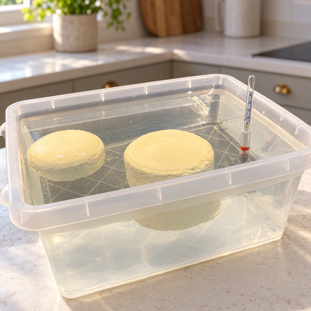 Eigen merk Pekelbad 10 liter met pekelweger & calciumchloride