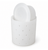 Eigen merk Mini cilinder kaasvorm met volger voor Gouda en Camembert | Tot 300 gram