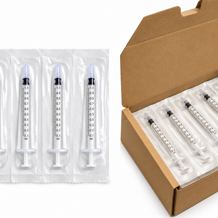 Eigen merk 1 ml doseerspuit – nauwkeurig doseren van stremsel, salpeter en calciumchloride