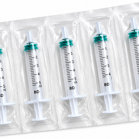5 ml doseerspuit – nauwkeurig doseren van stremsel, salpeter en calciumchloride