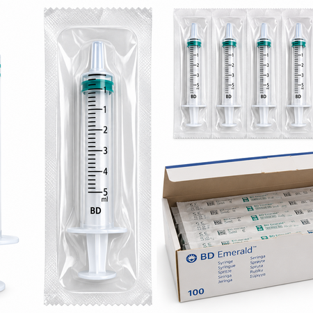 5 ml doseerspuit – nauwkeurig doseren van stremsel, salpeter en calciumchloride