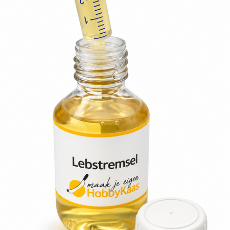 5 ml doseerspuit – nauwkeurig doseren van stremsel, salpeter en calciumchloride