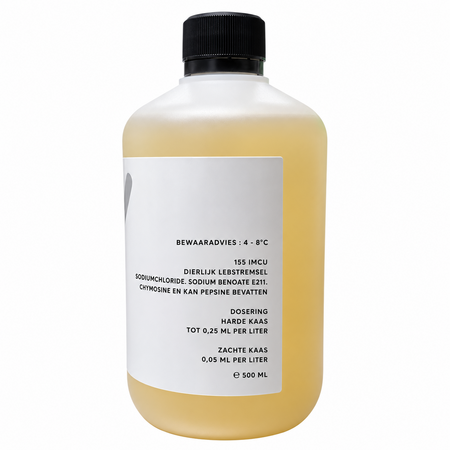 Hobby Kaas Lebstremsel 500 ml – Voordeelverpakking voor regelmatig kaasmaken