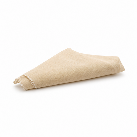 Eigen merk Kaasdoek 50 × 50 cm van ongebleekt katoen | Gezoomd en herbruikbaar | Maat M