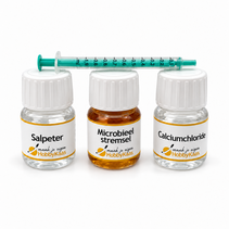 Kaasadditieven set 30 ml – stremsel, calciumchloride & salpeter