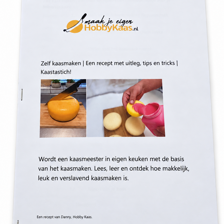 Hobby Kaas Kaasmaak probeerset Gouda 800 gram – stevige Gouda wiel kaasvorm