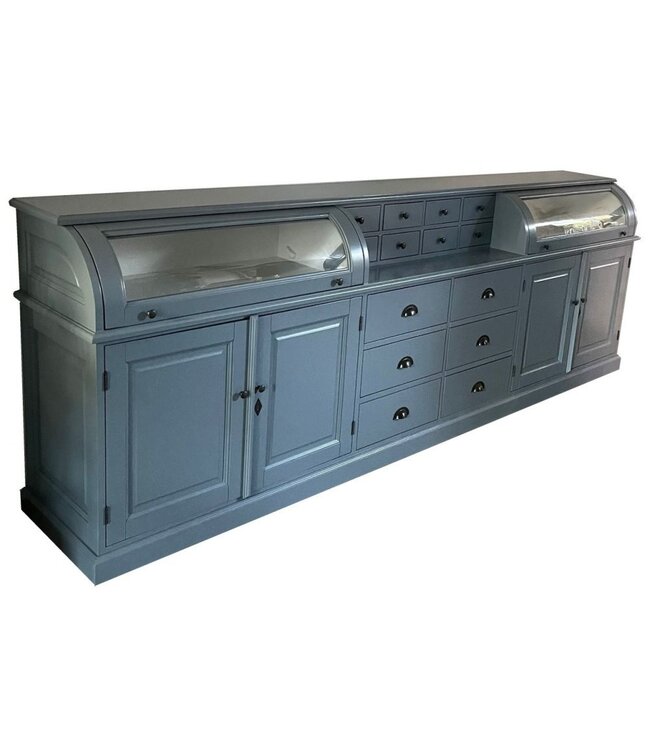 Dressoir babyblauw Bastiaan 300cm