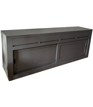 Kasten van de Koning Dressoir grijs design soft close 240cm