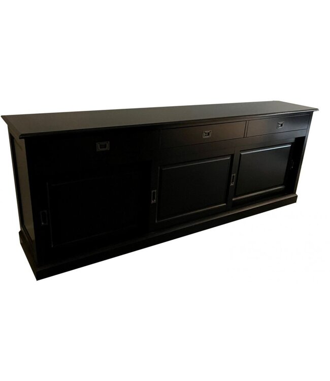 Dressoir zwart Beverwijk 260cm