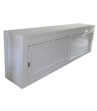 Kasten van de Koning Dressoir wit design soft close 300cm