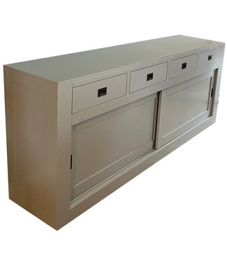 Kasten van de Koning Dressoir Hasselt lichtgrijs 220cm