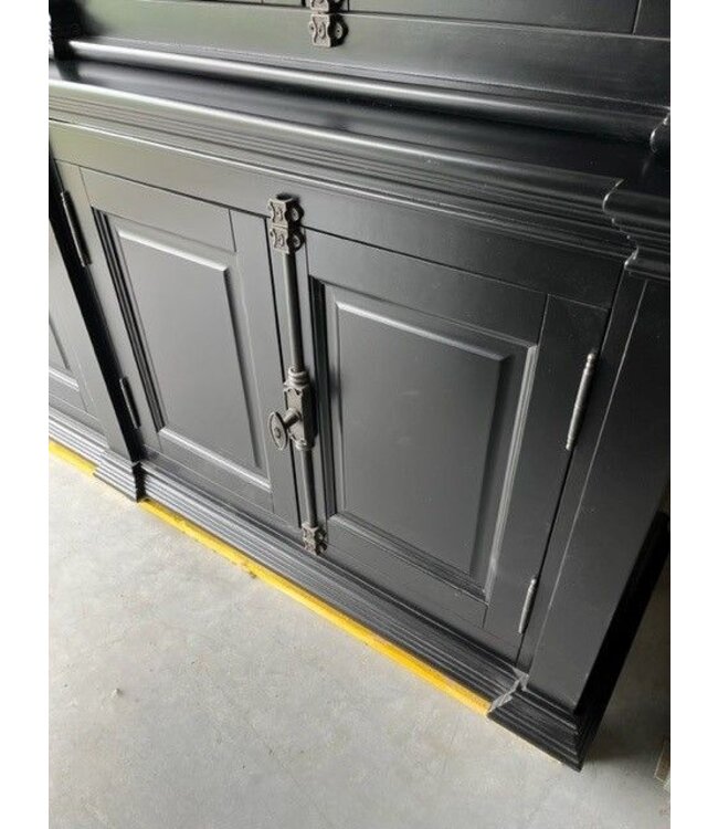 Buffetkast zwart Lara 200 x 240cm espagnolet
