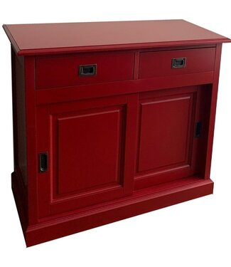 Kasten van de Koning Dressoir rood Putten 100cm