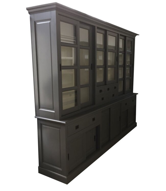 Buffetkast grijs - wit Haarlem 285 x 235cm