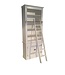 Boekenkast wit met trap Leerdam 100 x 240 cm