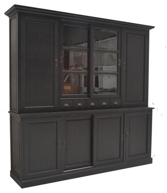 Kasten van de Koning Buffetkast zwart Gieten 240 x 230cm
