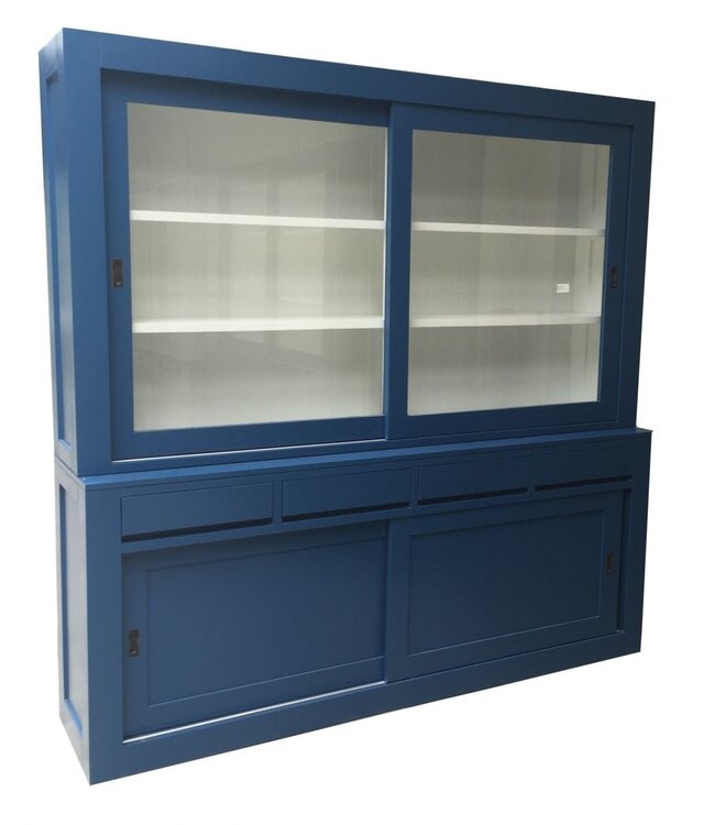 Buffetkast blauw Diemen 220cm
