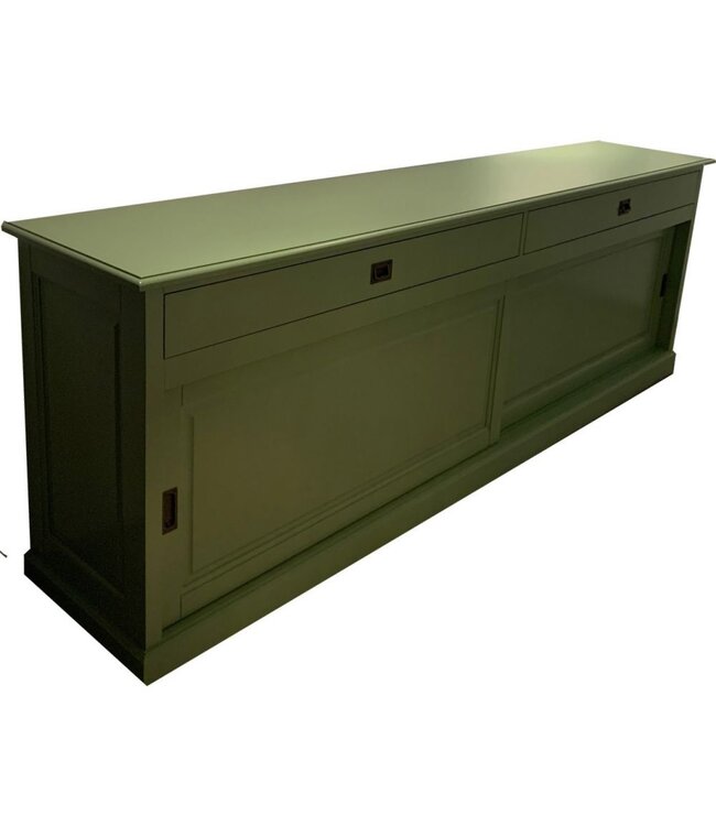 Dressoir rietgroen Putten 260cm