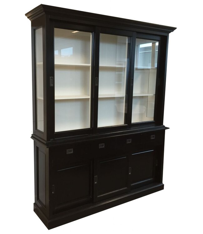 Buffetkast zwart Jubbega 180cm