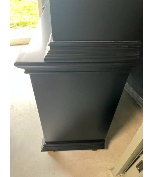 Buffetkast zwart - grijs Lara 200 x 240cm espagnoletsluiting