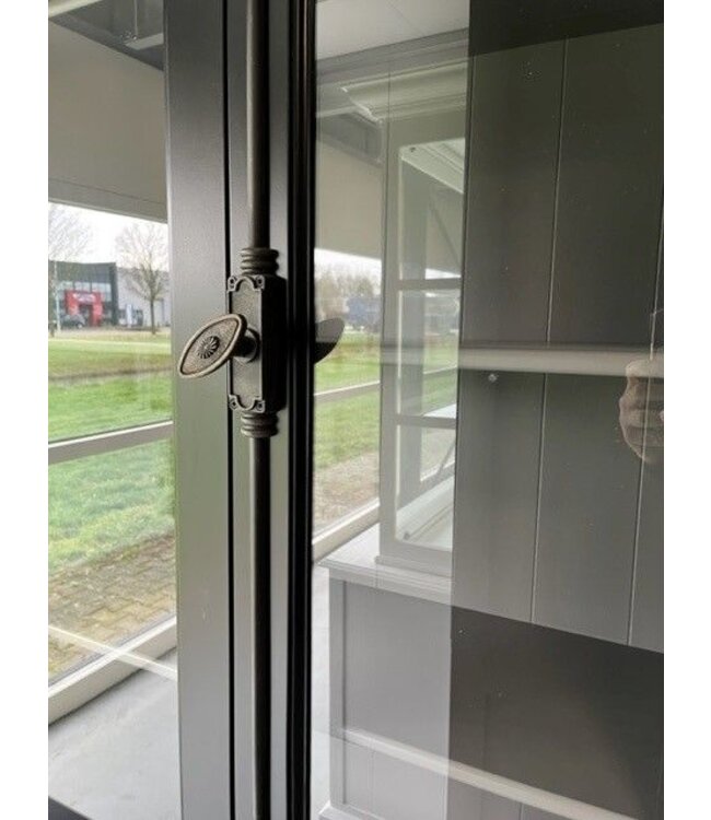 Buffetkast zwart - grijs Lara 300 x 240cm espagnoletsluiting