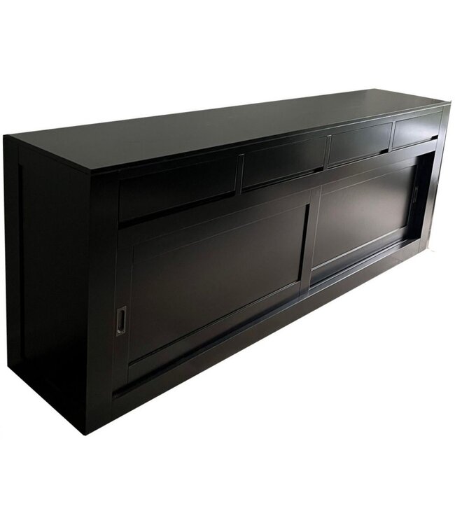 Dressoir zwart design soft close 240cm