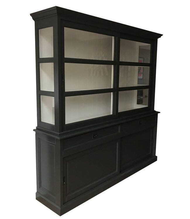 Buffetkast antraciet - wit Montfoort 220cm