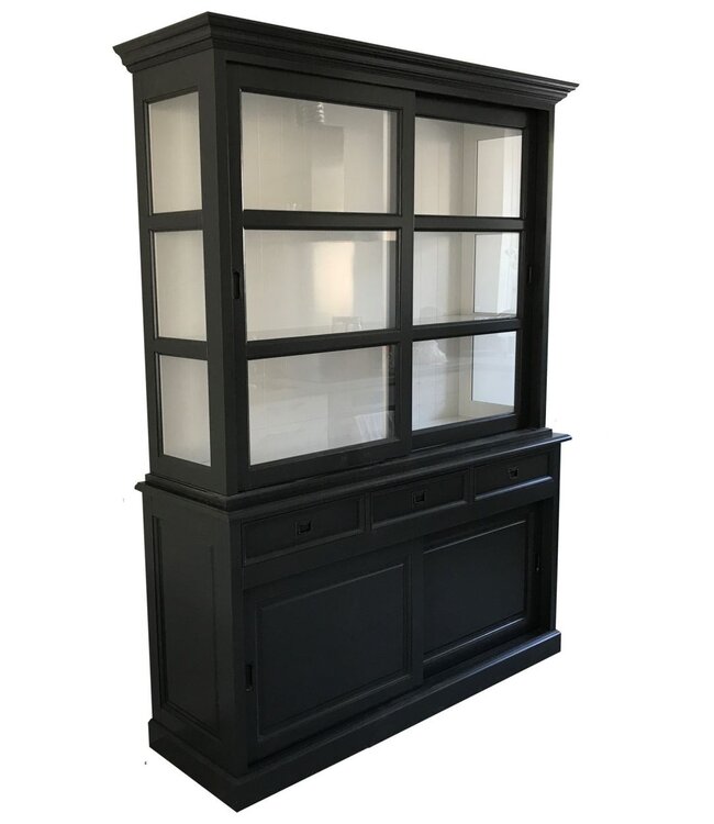 Buffetkast zwart Montfoort 160cm