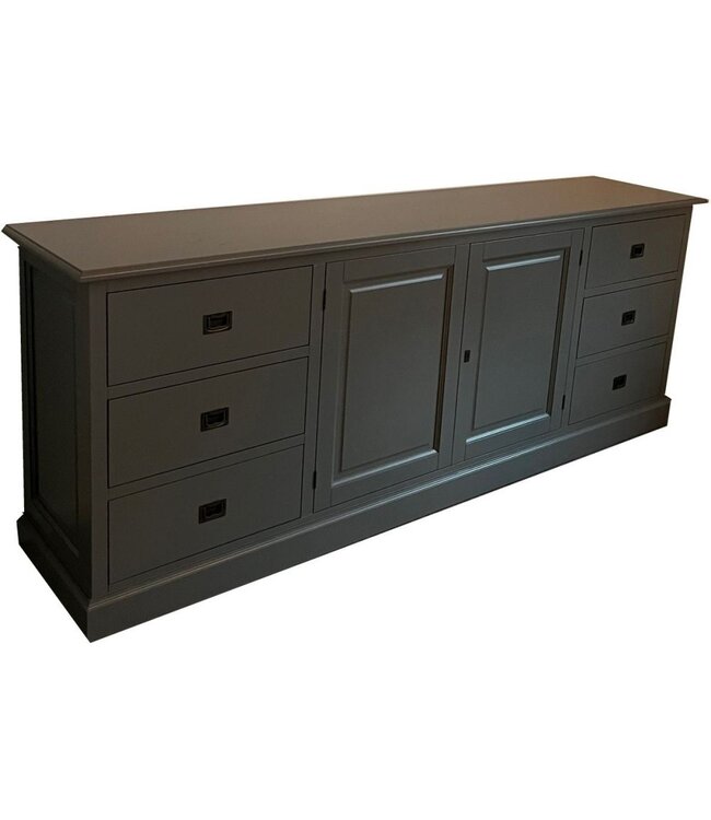 Dressoir grijs Lopik 240cm