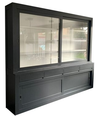 Kasten van de Koning Buffetkast XXL antraciet Design 300 x 240cm