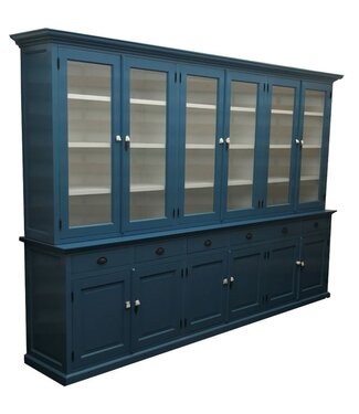 Kasten van de Koning Buffetkast XL oud blauw Dronten 300cm