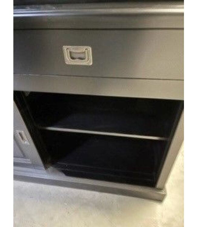 Buffetkast zwart Putten 140cm soft close