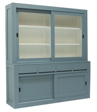 Kasten van de Koning Buffetkast babyblauw Design 220cm