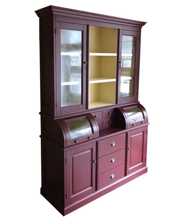 Buffetkast wijnrood Bastiaan 150cm