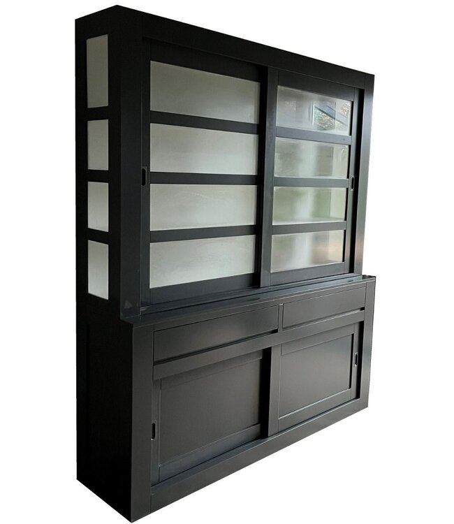 Buffetkast antraciet Nunspeet 180cm