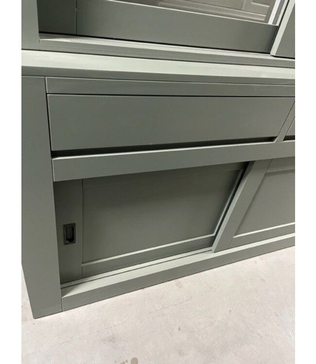 Buffetkast Engels groen design 240cm soft close