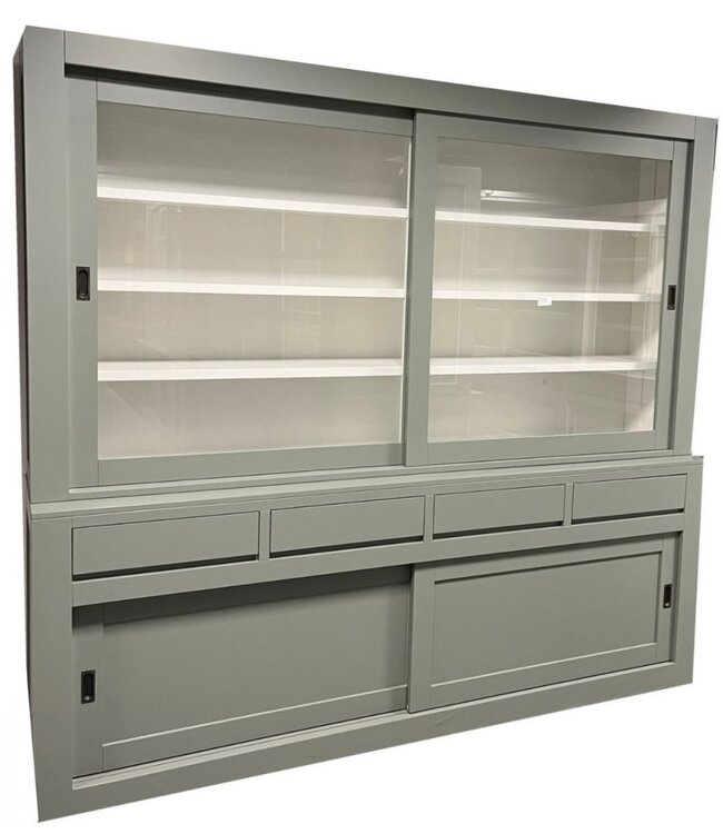 Buffetkast Engels groen design 240cm soft close