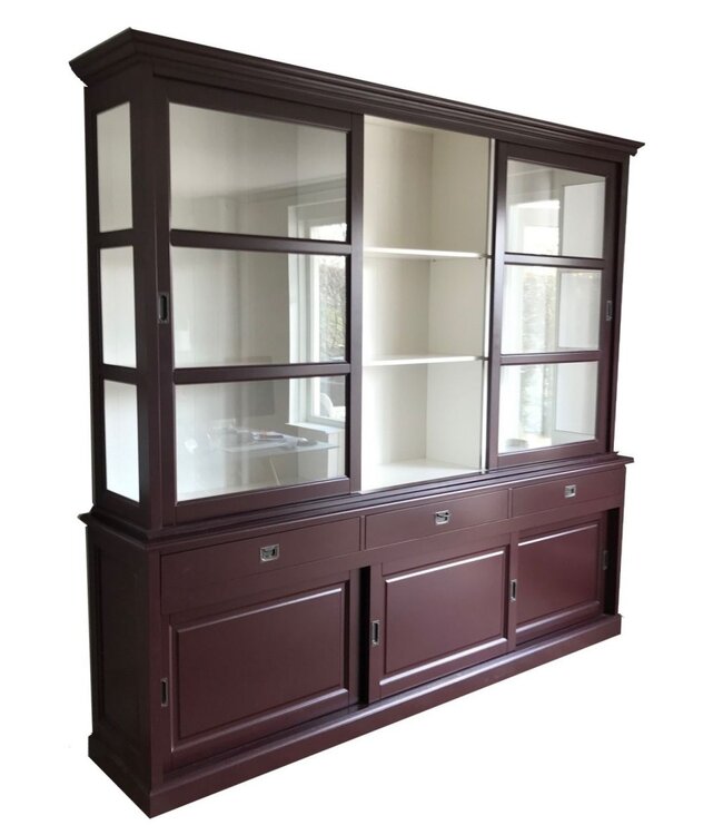 Buffetkast rood Putten special 260 x 240cm soft close