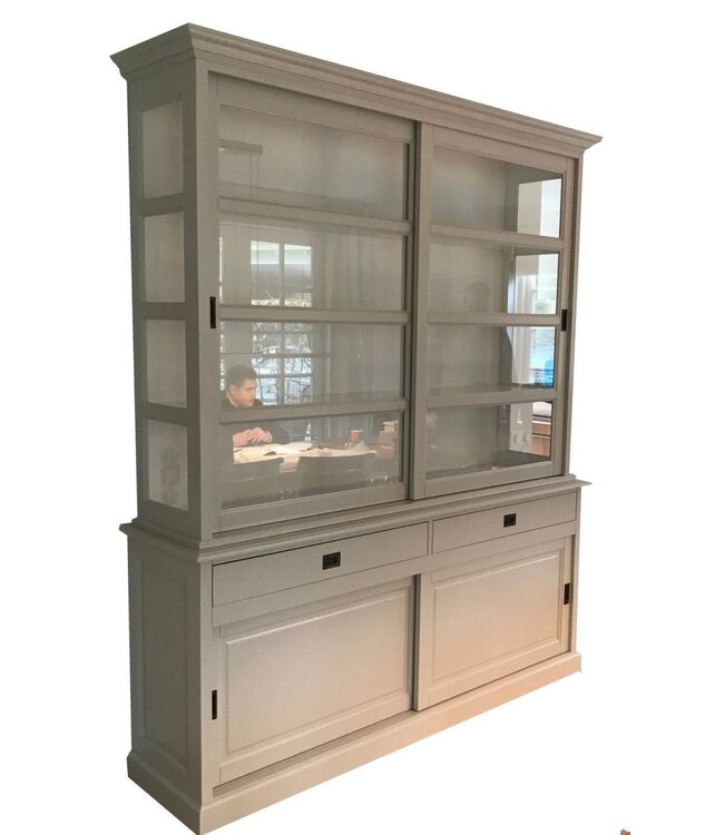 Buffetkast zijdegrijs Nijkerk XL 200 x 240cm