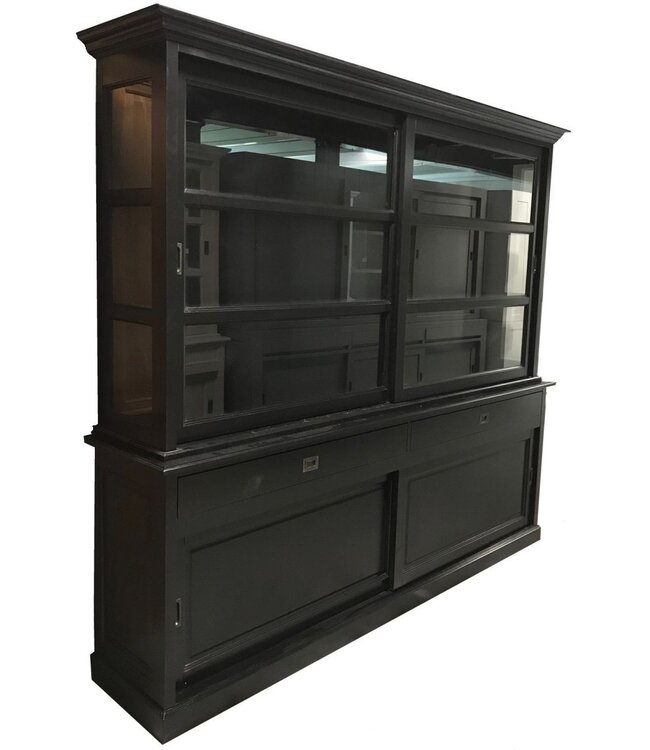 Buffetkast zwart – zwart Putten 240cm soft close