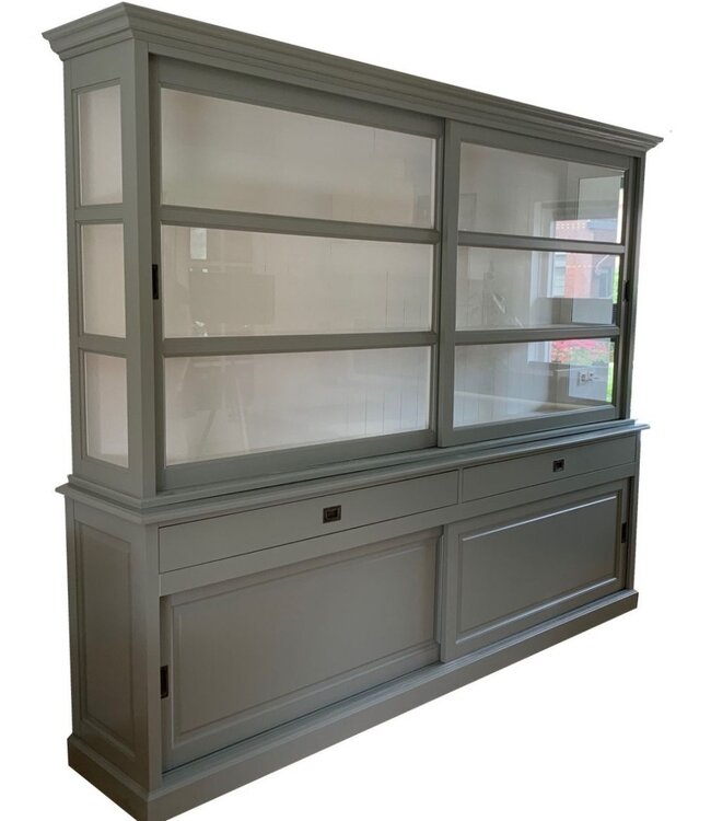 Buffetkast Engels groen Putten 260cm