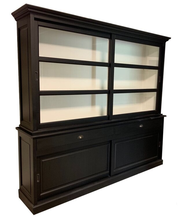 Buffetkast zwart Ermelo 260cm