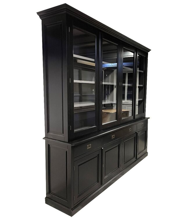 Buffetkast Dronten zwart - grijs 250 x 240cm