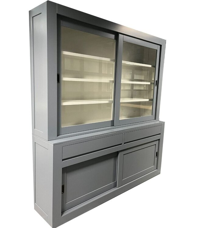 Buffetkast babyblauw Design 200cm